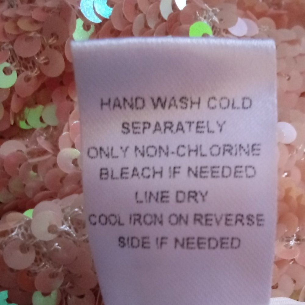 Nasty Gal Cocktail Sequin Peach Dress Size Small - Picture 2 of 5